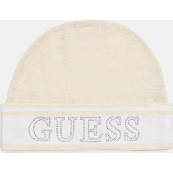 Čepice Dětská čepice Guess béžová barva, J4YZ01 Z3GW0 J4YZ01.Z3GW0.9BYA 10A, vel. S
