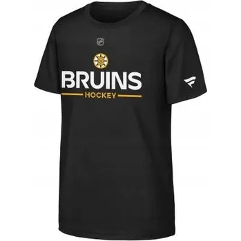 Chlapecké tričko Dětské tričko Boston Bruins NHL Apro Wordmark Ss Tee Velikost: Dětské L (11