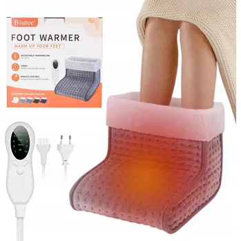 Příslušenství pro čtečku elektronické knihy ELEKTRICKÝ OHŘÍVAČ NA NOHY 30-60°C S 10 ÚROVNĚMI TEPLOTY A ČASOVAČEM