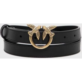 Módní doplněk Kožený pásek Pinko 100143.A0F1 černá 99X, vel. S