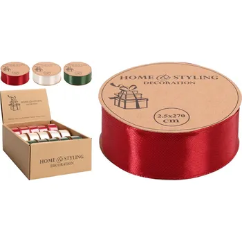 Stuha Stuha sametová mix barev 25 mm × 3 m