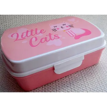 Svačinový box Lunchbox Kočka Krabička na svačinu Little Cats Kočka