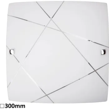 Stropní Svítidlo čtvercový Rabalux 30 x 30 cm bílý