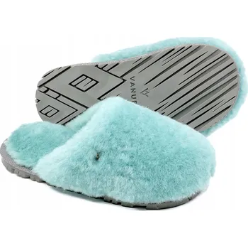 Dámské pantofle Papuče Domácí vlněné kožené teplé pantofle VANUBA vel. 30