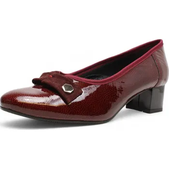 Dámské lodičky DÁMSKÉ LODIČKY ASPENA KX2120/D3525L48/W06 BORDOVÁ Barva: BORDOVÁ, Velikost: 37