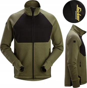 Pánská mikina Pánská Mikina Pracovní Větruodolná Bunda Snickers 8404 Teplá Khaki XL