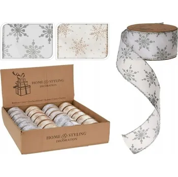 Vánoční dekorace Vánoční ozdobná stuha