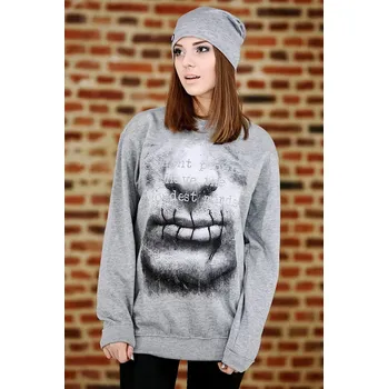 Dámská mikina Mikina značky UNDERWORLD unisex Silent people... Velikost: XL, Kód produktu: U4513AP