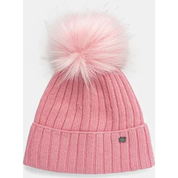 Čepice Dětská čepice s příměsí vlny Jamiks BELIZE II BELIZE.II.Na.g.JZI084.G růžová 30X, vel. 56