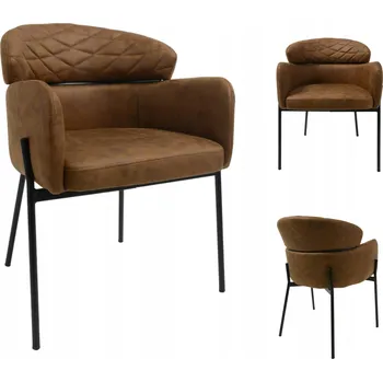 Jídelní židle Židle Dankor Design látka hnědá 1 ks