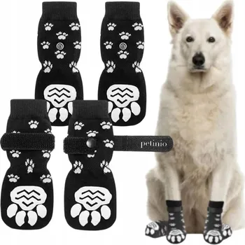 Obleček pro psa Protiskluzové ponožky pro velkého psa LEO L