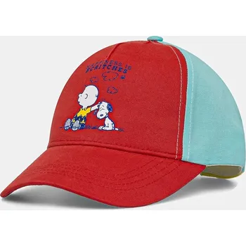 Kšiltovka Dětská bavlněná kšiltovka United Colors of Benetton 6LDDGA01B.P.Seasonal červená 33X, vel. 52