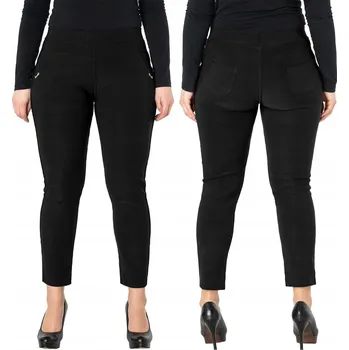 Dámské kalhoty Elegantní dámské cigaretové kalhoty F881-1 XL/XXL