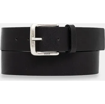 Módní doplněk Kožený pásek HUGO Geffrey_Sz40 50553774 černá 99X, vel. 100
