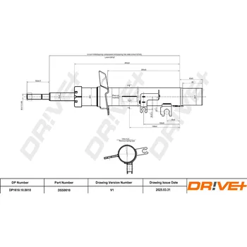 Tlumič pérování DRIVE+ DP1610.10.0010