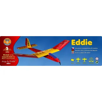 RC model letadla Hiesbök EDDIE-školní RC kluzák rozpětí 1420mm Hiesb.