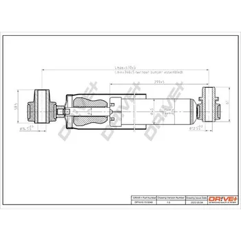 Tlumič pérování DRIVE+ DP1610.10.0048