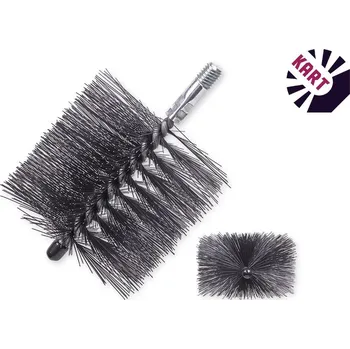 Brusný kartáč KART Rourový kartáč hranatý 60 x 100 mm - ocel