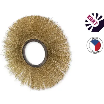 Brusný kartáč KART Drátěný kroužek ø 150 mm - mosaz
