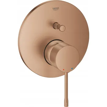 Vodovodní baterie Podomítková vanová a sprchová baterie Grohe Essence, zlatá