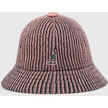 Klobouk Klobouk z vlněné směsi Kangol růžová barva K3583.PP696 30X, vel. S