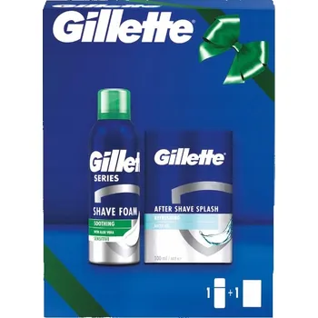 GILLETTE sada pěna na holení + voda po holení After Shave Ice 70 ml