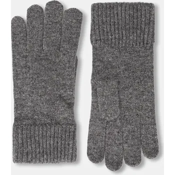 Rukavice Vlněné rukavice United Colors of Benetton šedá barva, 1202U0725 90A, vel. L