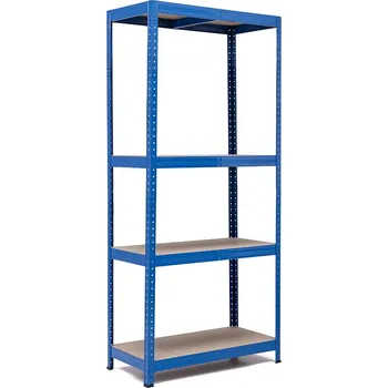 regál Policový regál Trestles RH 2000x1000x300, nosnost 1400 kg, 4 police Barva: modrá