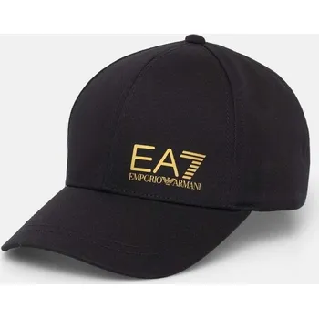 Kšiltovka Bavlněná baseballová čepice EA7 Emporio Armani AF11989.7X000005.MC021 černá 99X, vel. XS