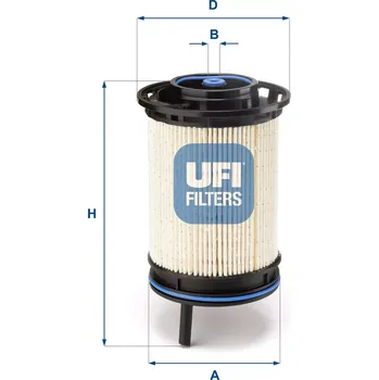 Filtr do auta UFI Palivový filtr UFI 26.130.00