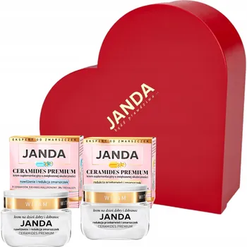 Pleťový krém Hydratační krém na obličej Janda Ceramides Premium den a noc 50 ml