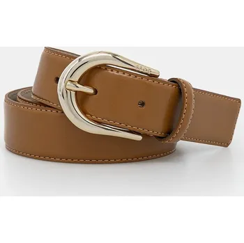 Opasek Kožený pásek BOSS Carol-St-G 50536887 béžová 80X, vel. 70