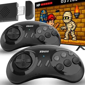 Herní konzole HERNÍ KONZOLE 5000+ RETRO HER MINI BEZDRÁTOVÁ TV HDMI 90. LÉTA