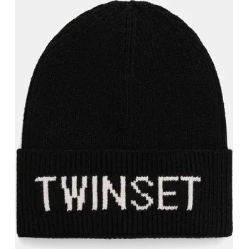 Čepice Čepice Twinset černá barva, 252GJ5015 99X, vel. S