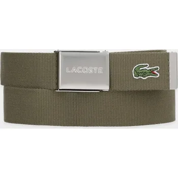 Opasek Pásek Lacoste pánský, zelená barva, RC2012 91X, vel. 100