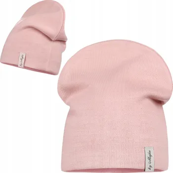 Čepice Majka Zimní čepice beanie růžová, univerzální velikost