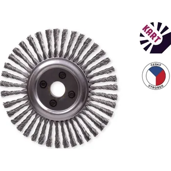 Brusný kartáč KART Radiální kartáč copánkový ø 171 mm - ocel