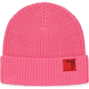 Čepice Dětská čepice s příměsí vlny MAX&Co. MAXF10F HAT MX0242 růžová 30X, vel. 52