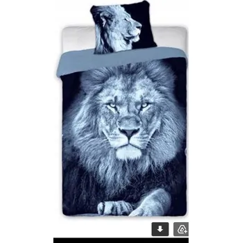 Povlečení Faro Povlečení Lev vícebarevné 140 x 200, 70 x 90 cm zip