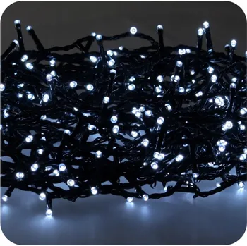 Vánoční dekorace Vánoční osvětlení na stromeček Křeček venkovní 18 m 201 - 300 světýlek