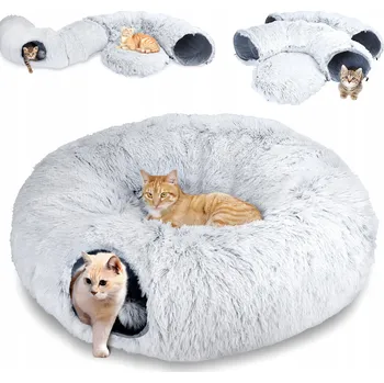 Pelíšek Nobleza šedé kulatý 85 cm x 25 cm