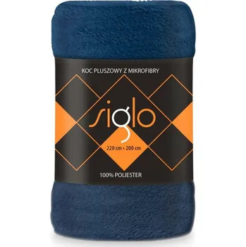 Prostěradlo Plyšová deka 220x200 Mikrovlákno SIGLO Granátová 200x220