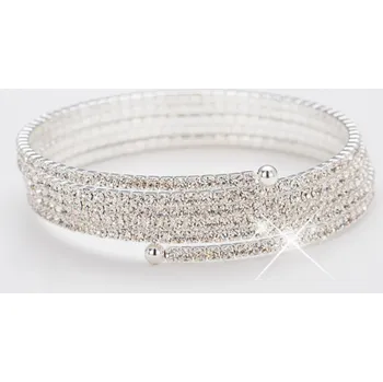 Náramek B-TOP Náramek Crystal - postříbřený