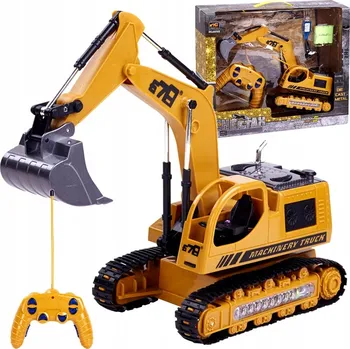 autíčko Dálkově ovládaný pásový bagr Stator 1:16 s LED osvětlením