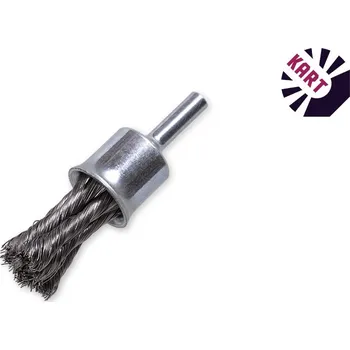 Brusný kartáč KART Kartáč koncový copánkový ø 19 mm - ocel
