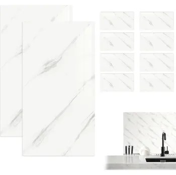 Tapeta 3D SAMOLEPICÍ OBKLADOVÉ PANELY NA ZEĎ, DEKORATIVNÍ, VZHLED MARMORU, TAPETA 10 KS