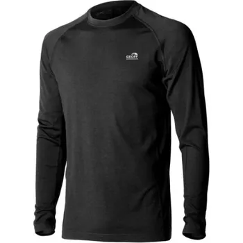 Pánské tričko Thermo Triko Geoff Anderson WizWool 165 soft thermo dlouhý rukáv černé - XXXL + doprava zdarma