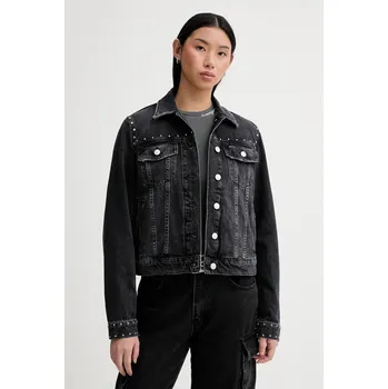 Džínová bunda Tommy Jeans DW0DW21547 černá 99J, vel. XL