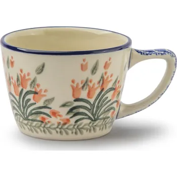 Šálek na kávu a čaj Ceramika Artystyczna Bolesławiec 200 ml - dek. 1431X