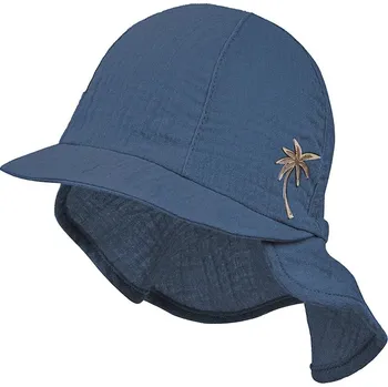 Čepice Dětská bavlněná kšiltovka Jamiks WERNER tmavomodrá barva, JLH057 WERNER.or.Na.g.JLH057.K 59X, vel. 50